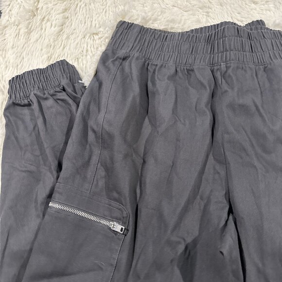 DSG womens NWT gray pull on high rise jogger pants L utility pocket - Picture 2 of 16